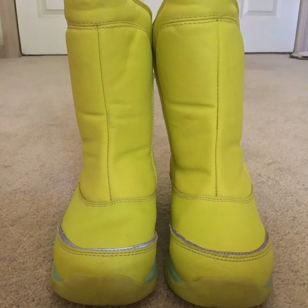 Lands’ End Yellow Snow Winter Boot